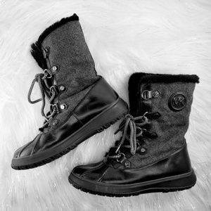 Michael Kors Women's Winter Lace Up Boots 8M